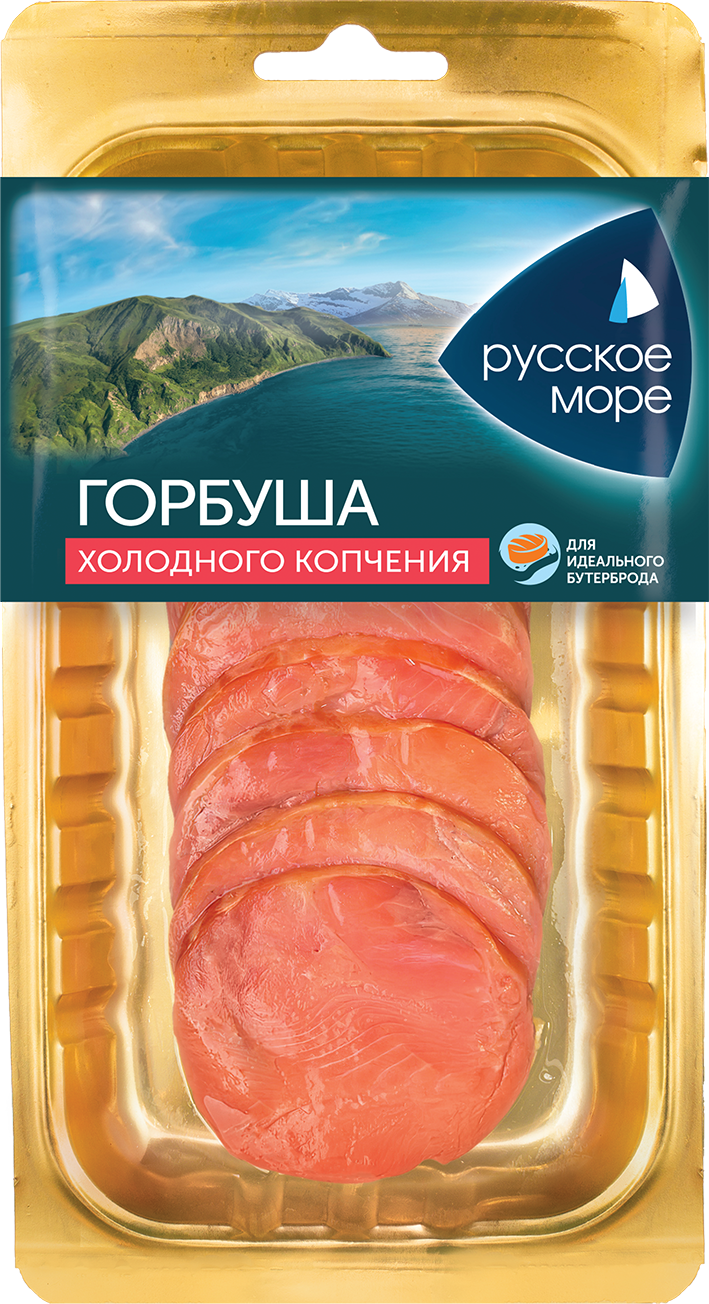 Купить горбуша Русское Море слабосоленая ломтики 120 г, цены на Мегамаркет  | Артикул: 100028197129