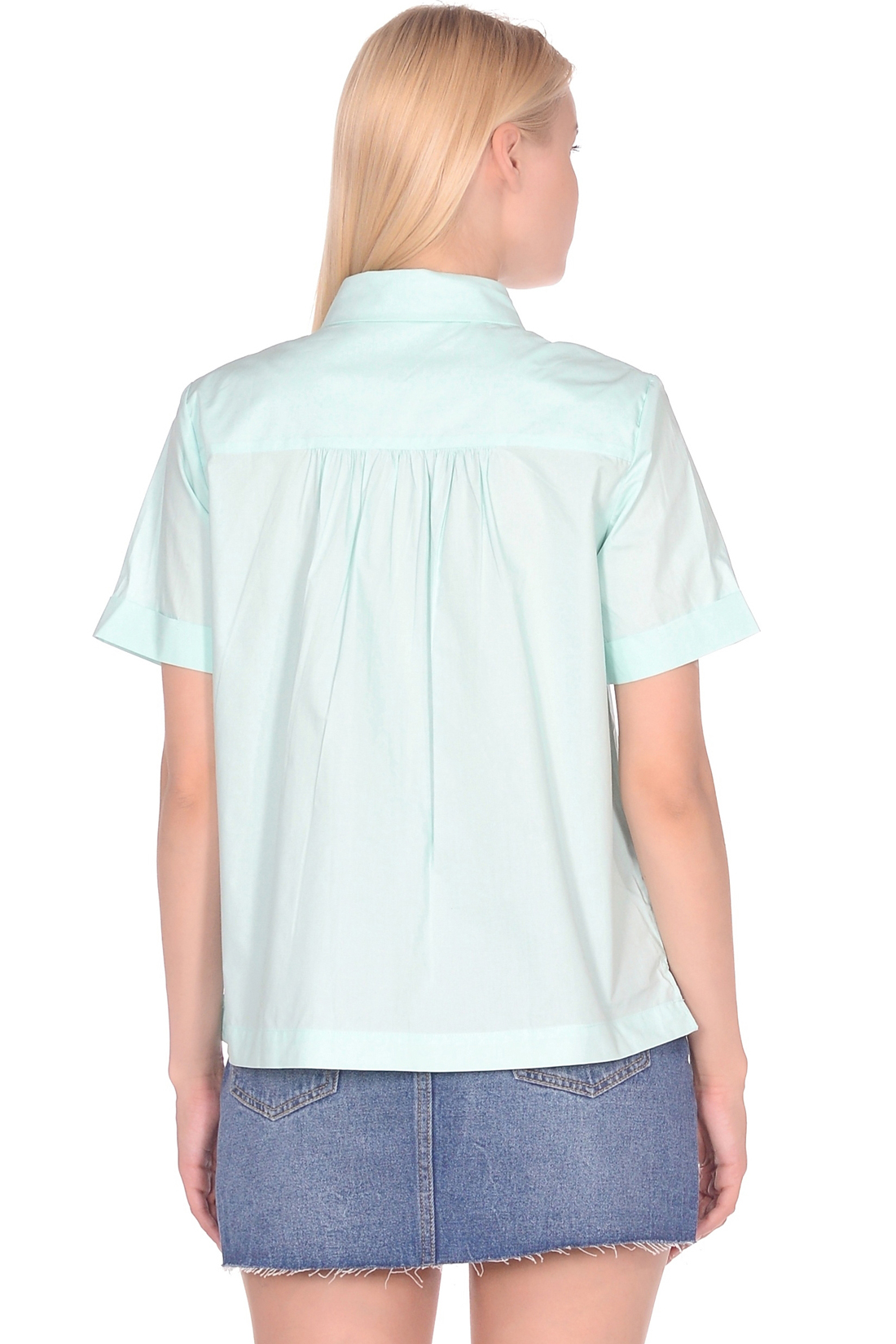 Рубашка женская Baon B199029 голубая L