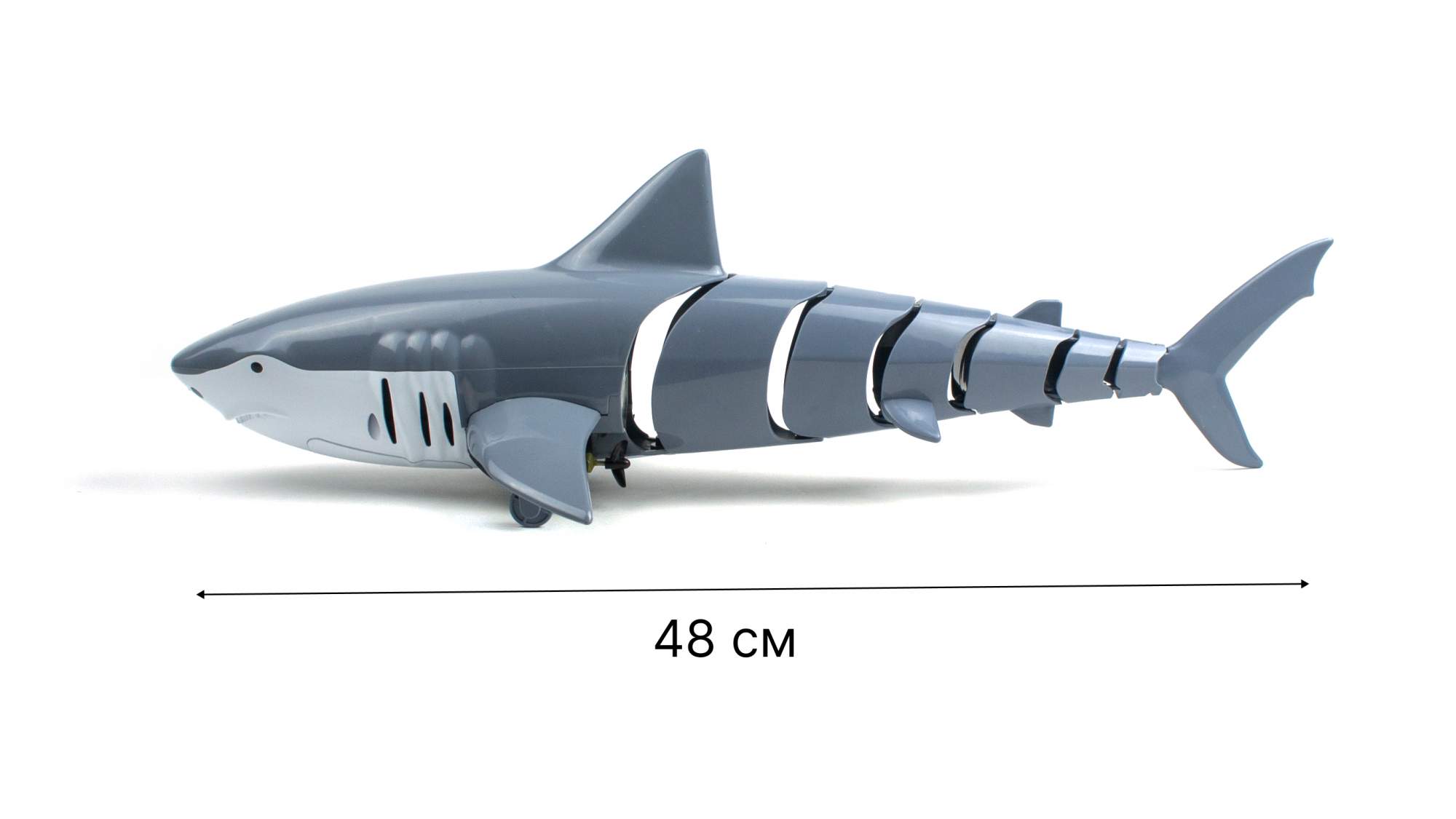 Купить робот акула на пульте управления (Плавает по поверхности) Mingxing  MX-0037, цены на Мегамаркет