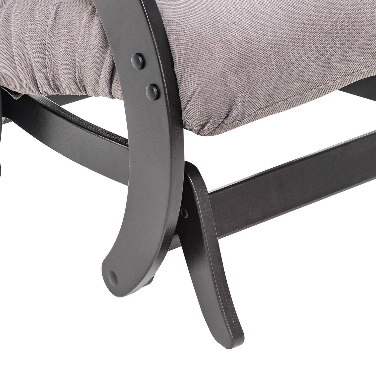 Кресло-глайдер Модель 68, венге, ткань Verona Antrazite Grey