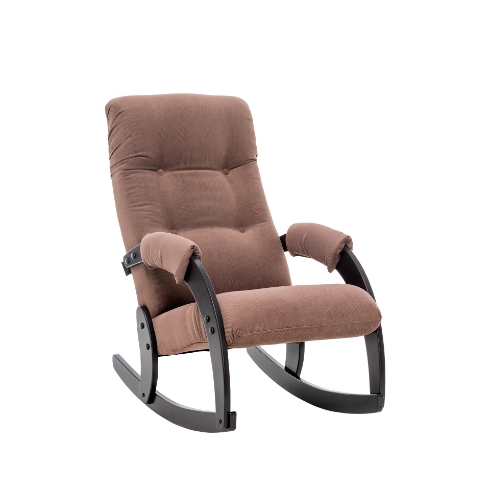 Кресло-качалка Модель 67, венге, ткань Verona Brown