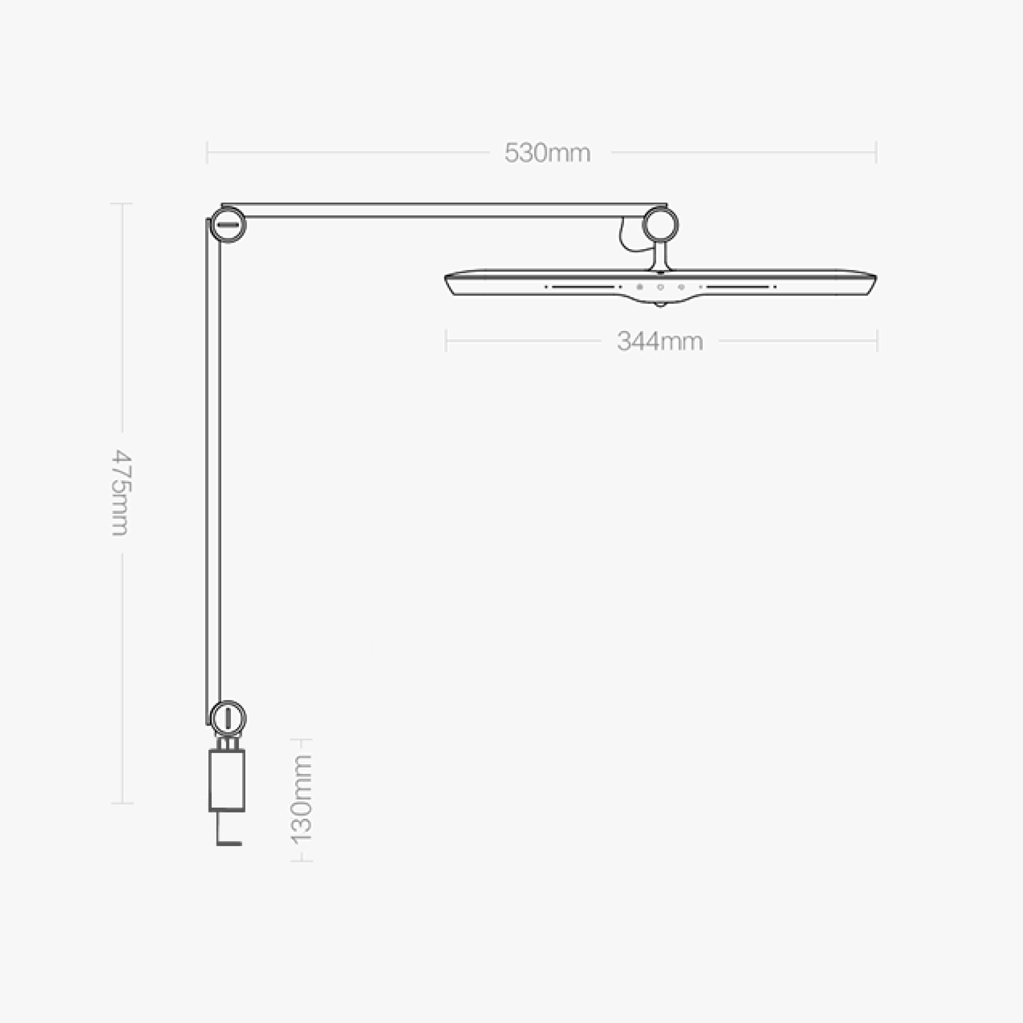 Настольная лампа Yeelight LED Lightsensitive desk lamp V1 Pro YLTD13YL
