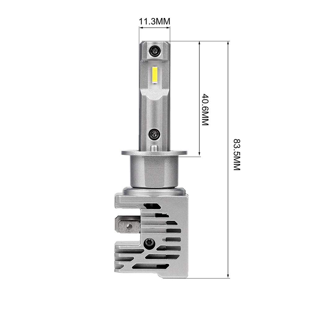 Светодиодные лампы Vizant M4 цоколь H1 с чипом CREE Tech 4500lm 5000k (цена за 2 лампы)