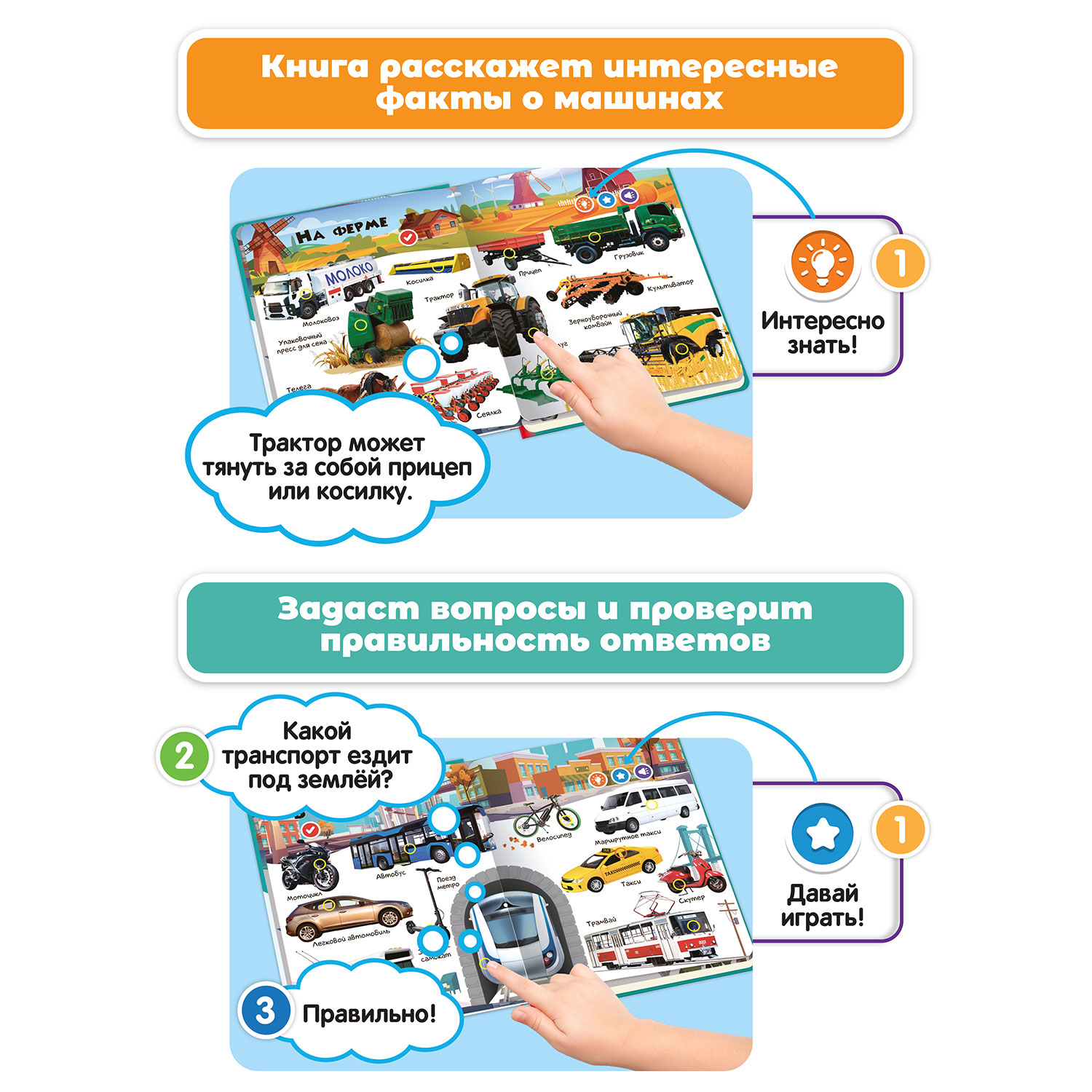 Набор BertToys Нажималок Животные + Транспорт - купить в BertToys, цена на  Мегамаркет