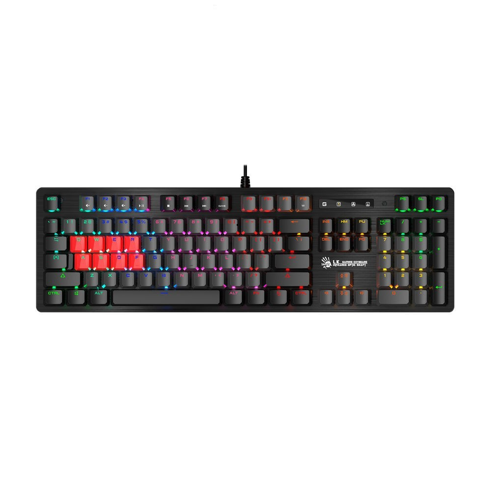 Игровая клавиатура A4Tech Bloody B820R Black (Red Switches) - отзывы  покупателей на маркетплейсе Мегамаркет | Артикул: 100023799214