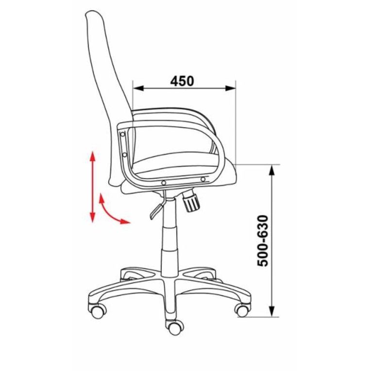 Кресло руководителя бюрократ ch 808axsn g