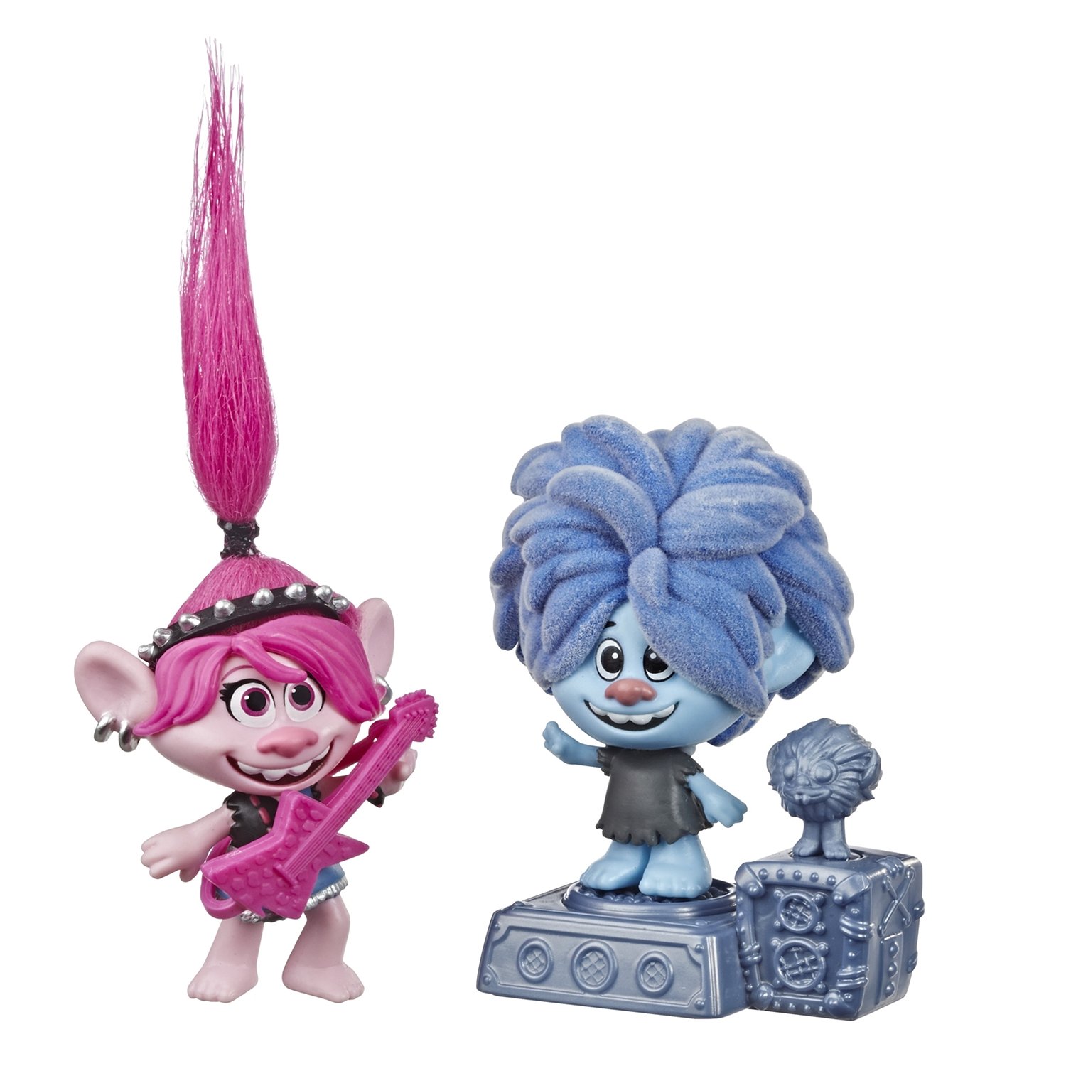 Купить игровой набор Hasbro Trolls с двумя троллями в стиле Рок  Е8581/Е7955, цены на Мегамаркет