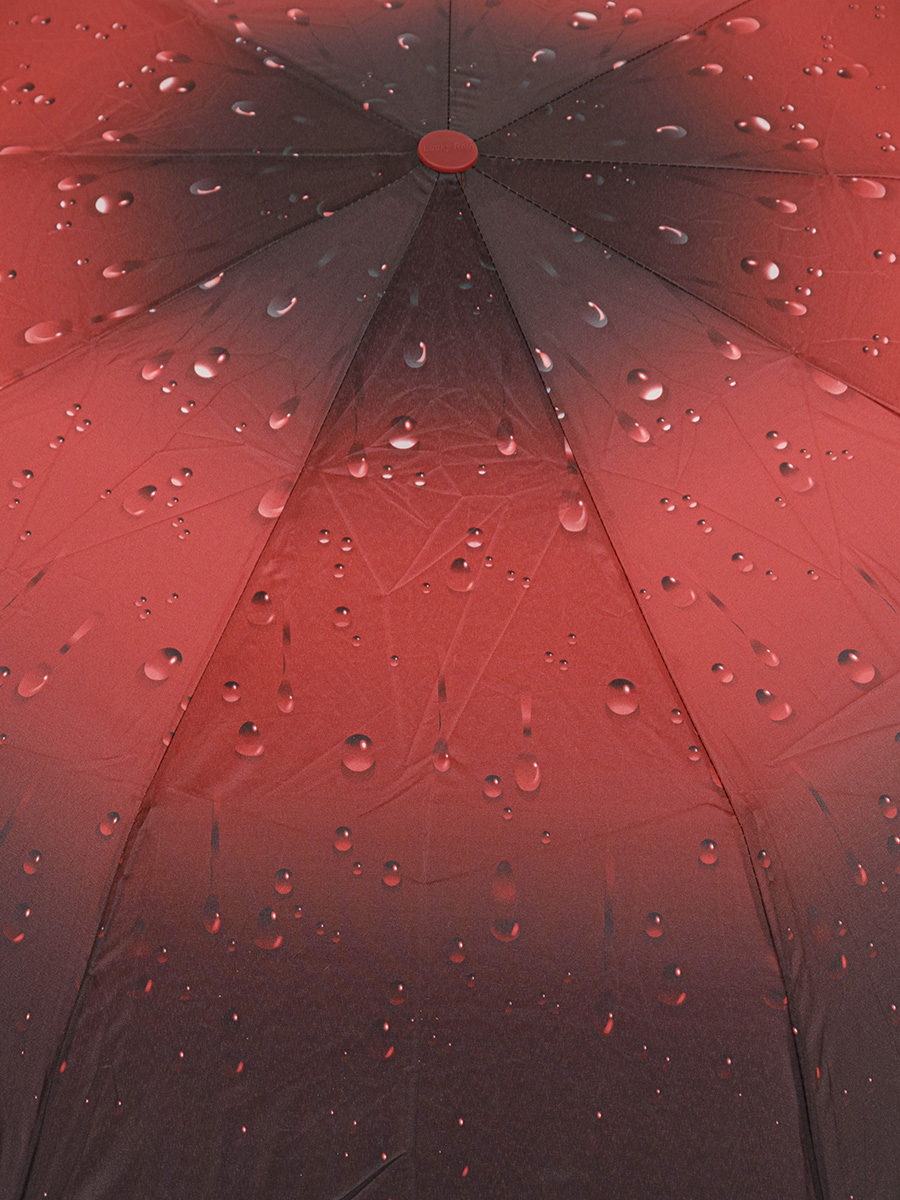 Зонт женский Rain Lucky 700-6 LCP бордовый