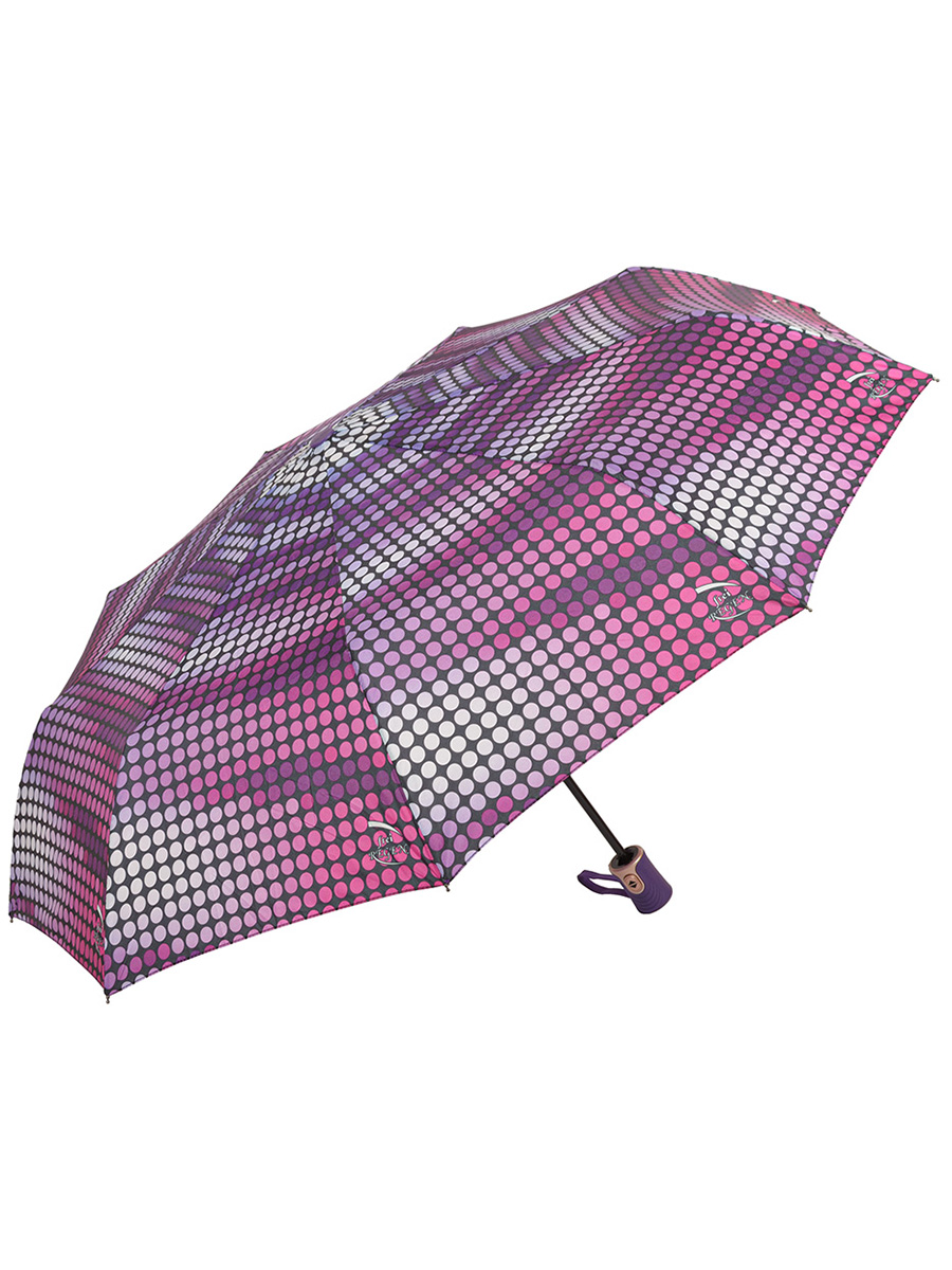 Зонт женский Rain Lucky 709-1 LCP фиолетовый