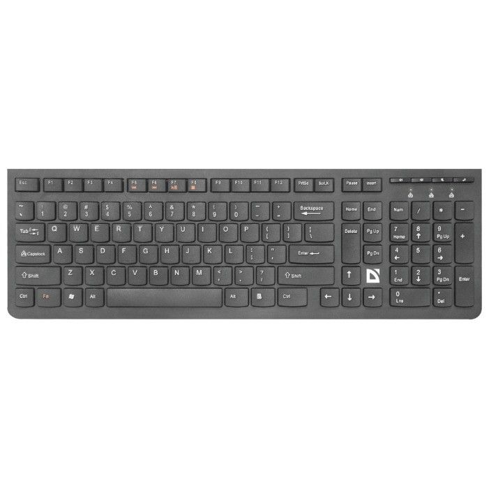 Беспроводная клавиатура Defender UltraMate SM-535 Black - купить в 123.ru, цена на Мегамаркет