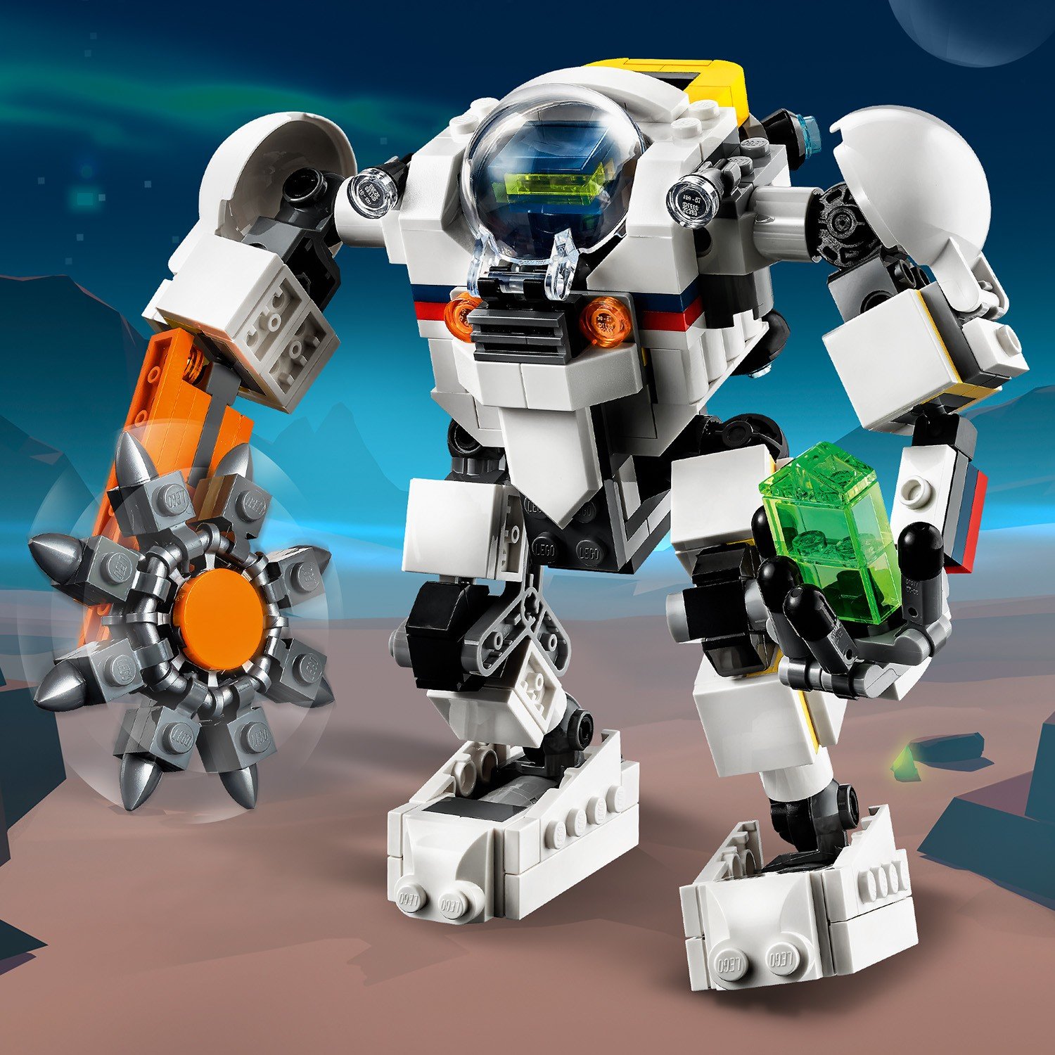 Конструктор LEGO Creator 31115 Космический робот для горных работ - купить в VALRUS, цена на Мегамаркет