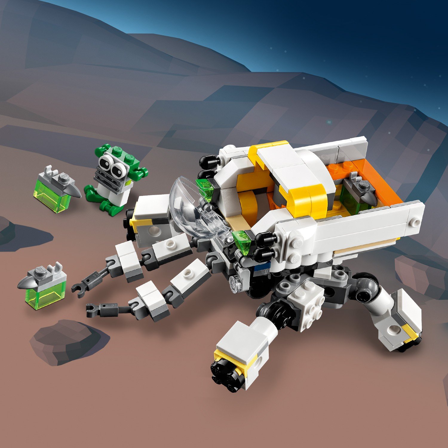 Отзывы о конструктор LEGO Creator 31115 Космический робот для горных работ  - отзывы покупателей на Мегамаркет | конструкторы LEGO 31115 - 100028172271