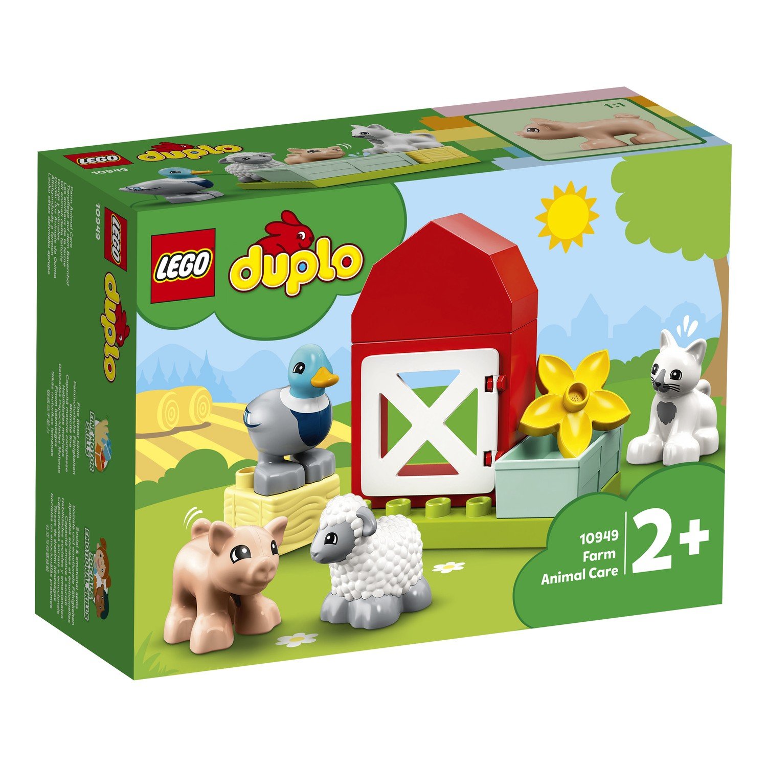 Отзывы о конструктор LEGO DUPLO Town 10949 Уход за животными на ферме -  отзывы покупателей на Мегамаркет | конструкторы LEGO 10949 - 100028172273