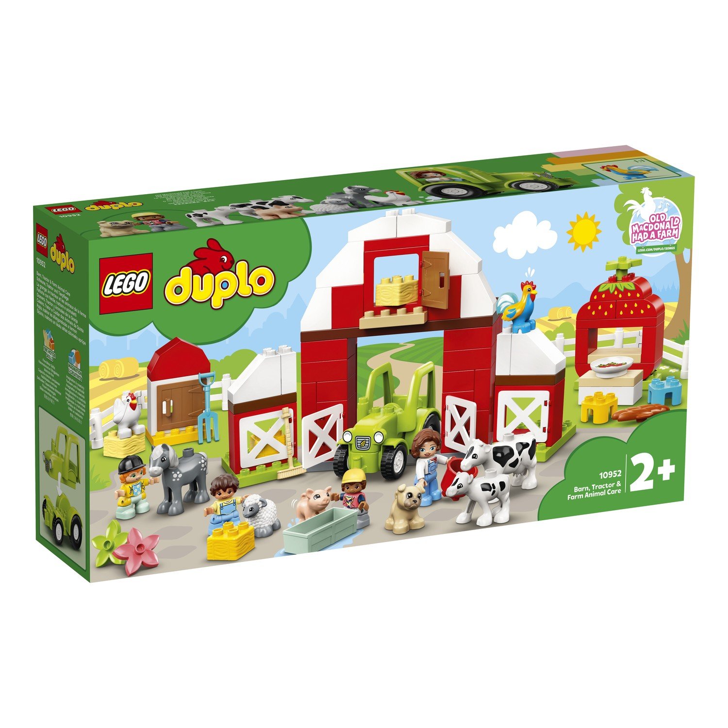 Отзывы о конструктор LEGO DUPLO Town 10952 Фермерский трактор, домик и  животные - отзывы покупателей на Мегамаркет | конструкторы LEGO 10952 -  100028172276