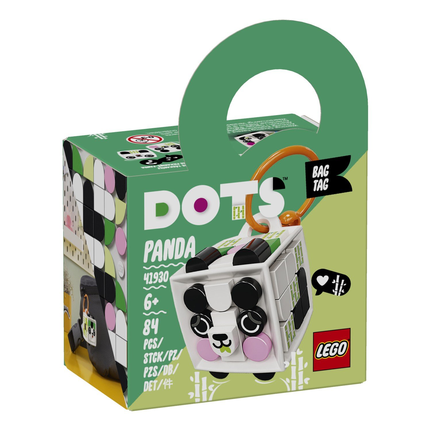 Набор для творчества LEGO DOTS 41930 Брелок «Панда»
