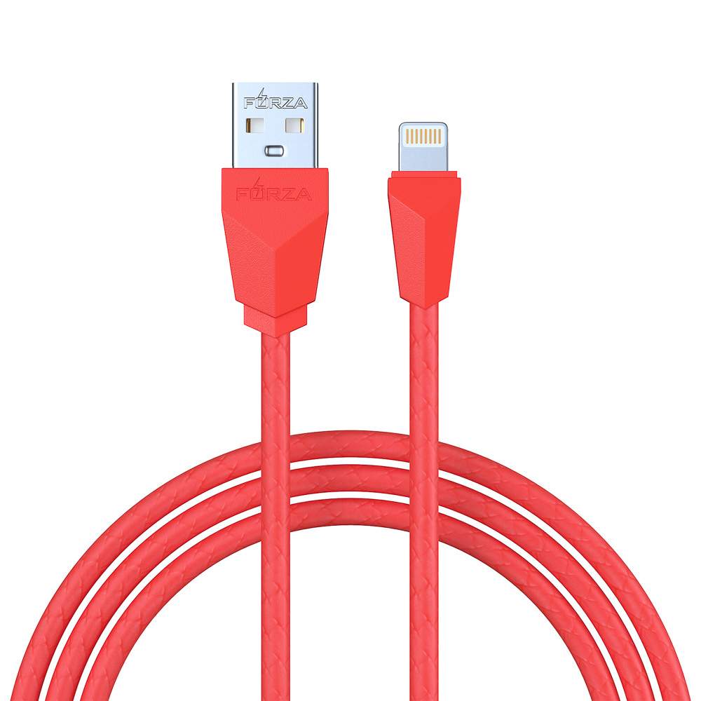 Кабель для зарядки FORZA Комфорт iP, lightning - usb 1м, 1А, PVC, купить в  Москве, цены в интернет-магазинах на Мегамаркет