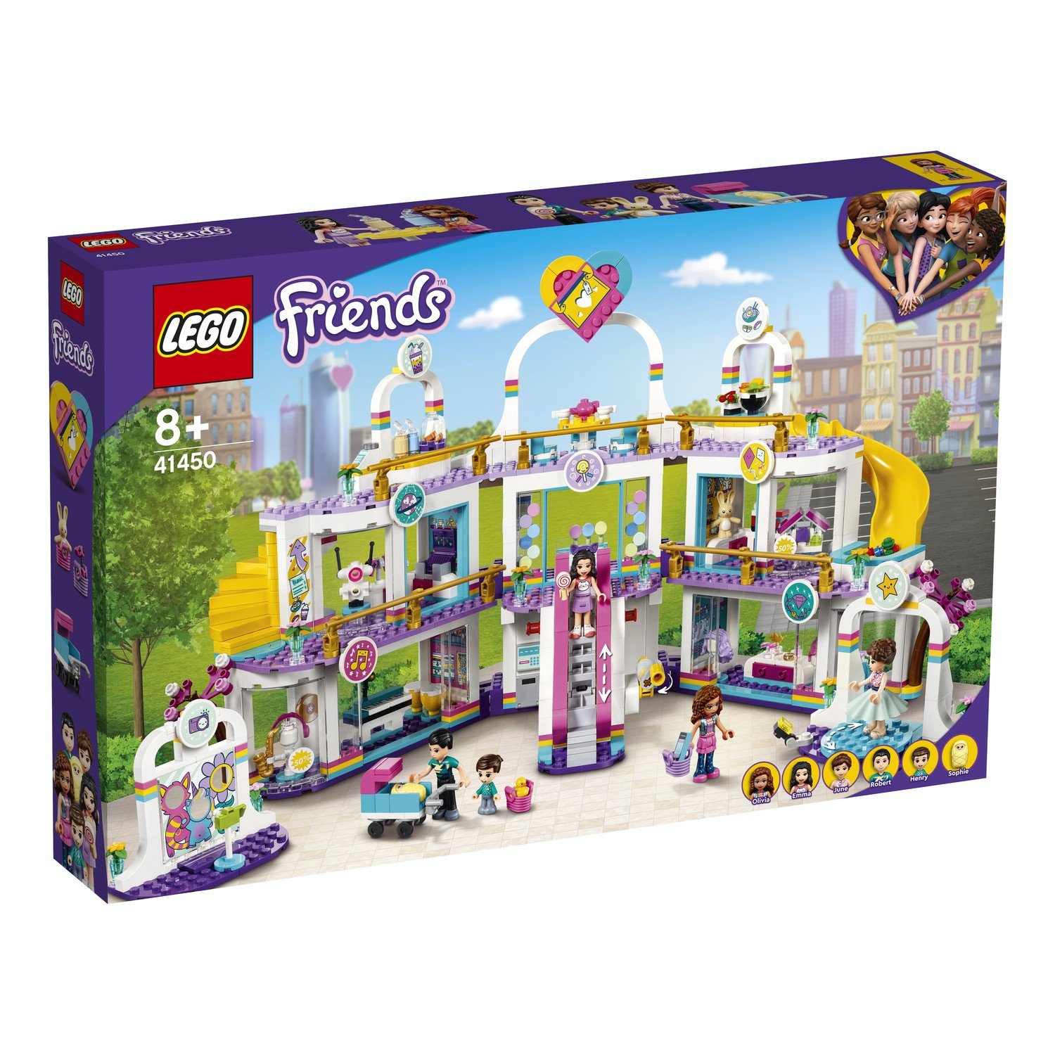 Отзывы о конструктор LEGO Friends 41450 Торговый центр Хартлейк Сити -  отзывы покупателей на Мегамаркет | конструкторы LEGO 41450 - 100028172301