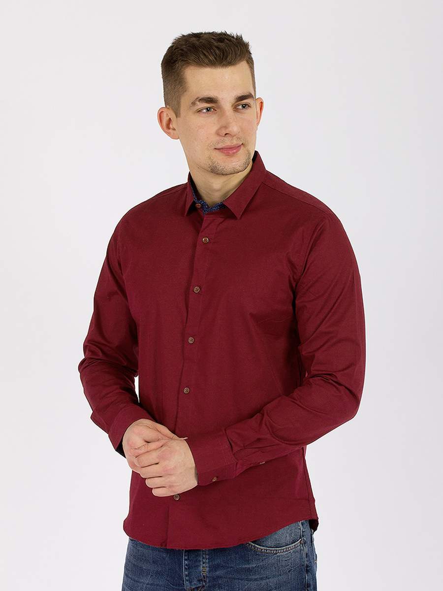 Рубашка мужская PANTAMO GD30700028 красная 4XL