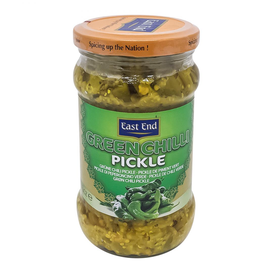 Пикули из зеленого чили (green chilli pickle) East End  Ист Энд 300 г
