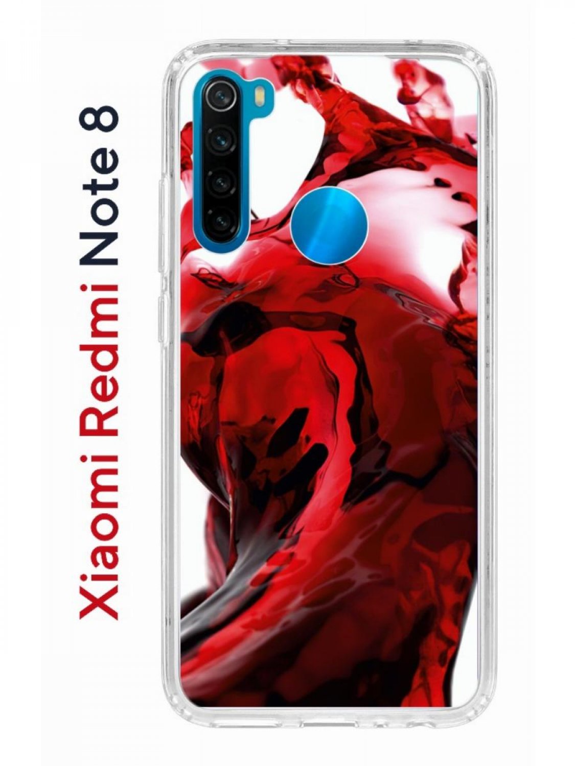 Чехол на Xiaomi Redmi Note 8 Kruche Print Вино,противоударный бампер,с  защитой камеры, купить в Москве, цены в интернет-магазинах на Мегамаркет