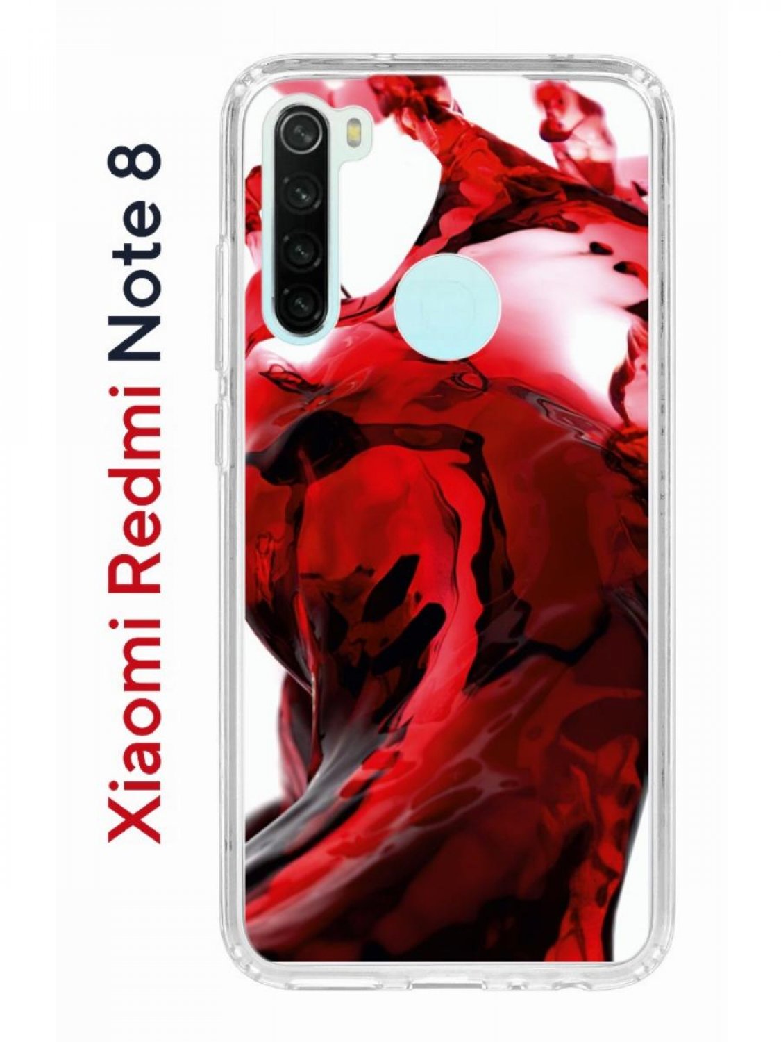 Чехол на Xiaomi Redmi Note 8 Kruche Print Вино,противоударный бампер,с  защитой камеры, купить в Москве, цены в интернет-магазинах на Мегамаркет