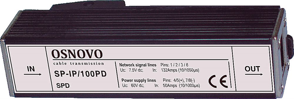 Устройство грозозащиты Osnovo SP-IP/100PD, купить в Москве, цены в интернет-магазинах на Мегамаркет