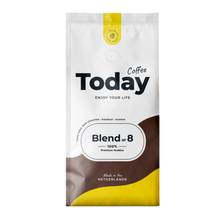 Кофе TODAY Blend 8 в зернаx 800г. - отзывы покупателей на маркетплейсе  Мегамаркет | Артикул: 600000000021