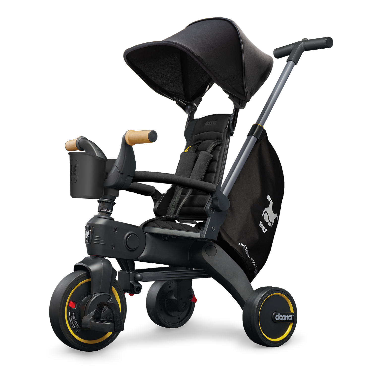 Отзывы о велосипед трехколесный Doona Liki Trike S5 Nitro Black - отзывы  покупателей на Мегамаркет | детские велосипеды-коляски 151705 - 100027602708