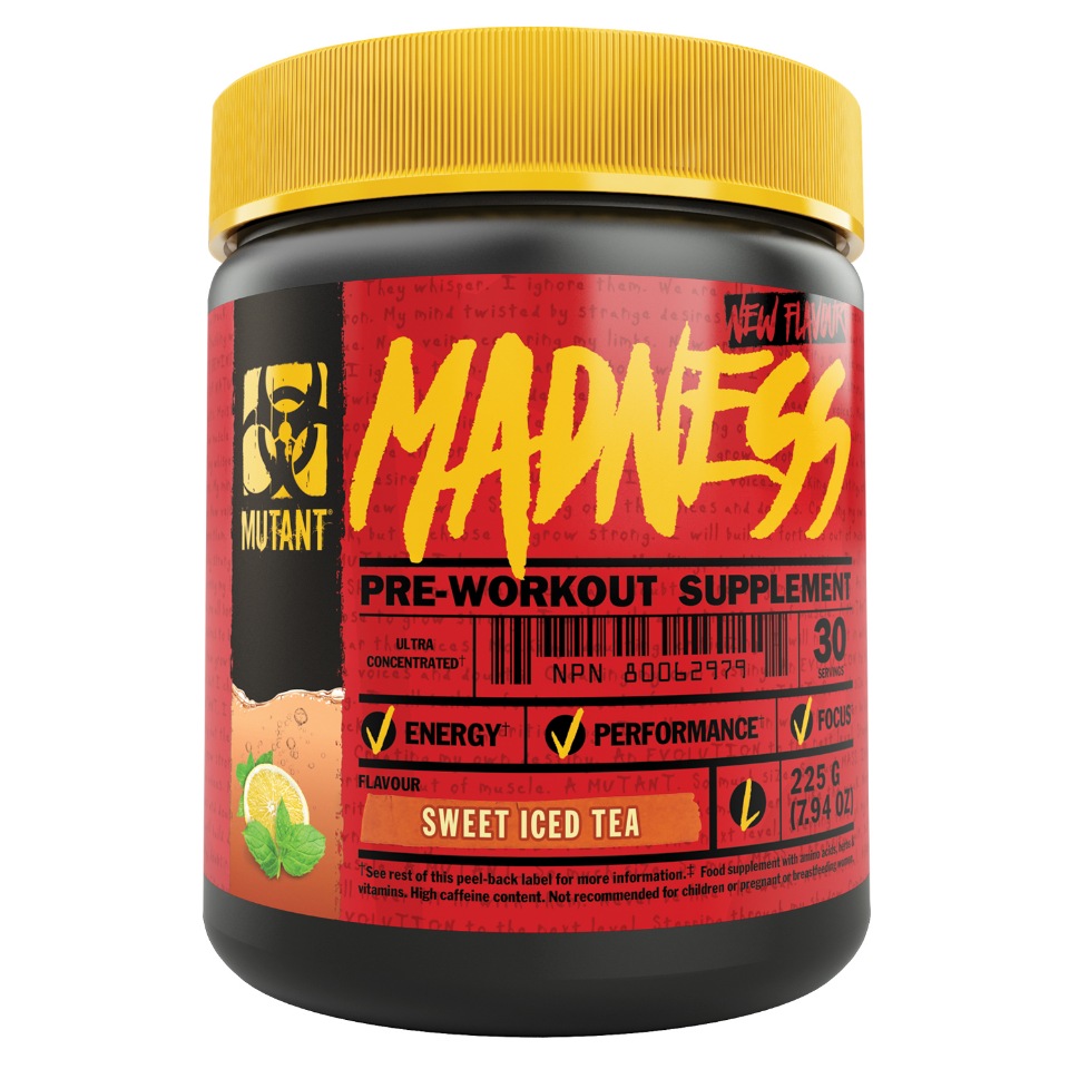 Предтренировочный комплекс Mutant Madness 225 гр Sweet Iced Tea - купить в Москве, цены на Мегамаркет | 600003514669