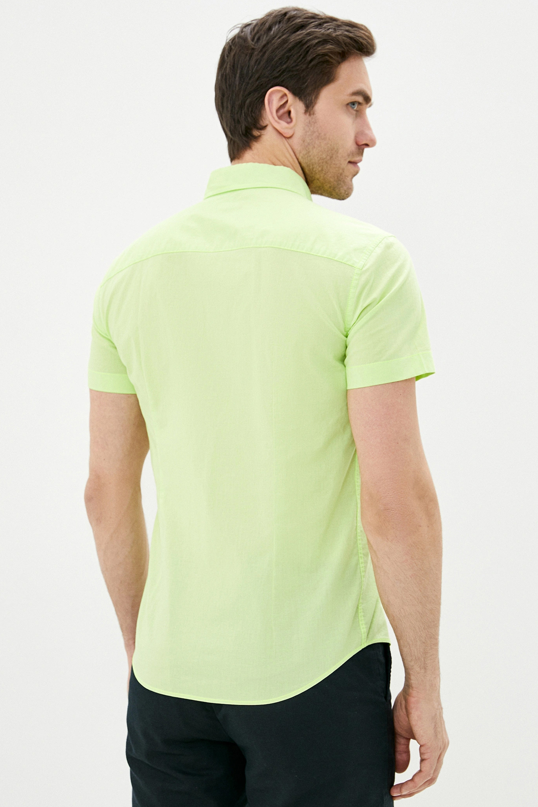 Рубашка мужская Baon B680023 зеленая S