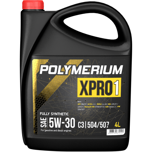 Моторное масло Polymerium XPro1 C2/C3 5W30 4л - купить в Москве, цены на Мегамаркет | 600004454812