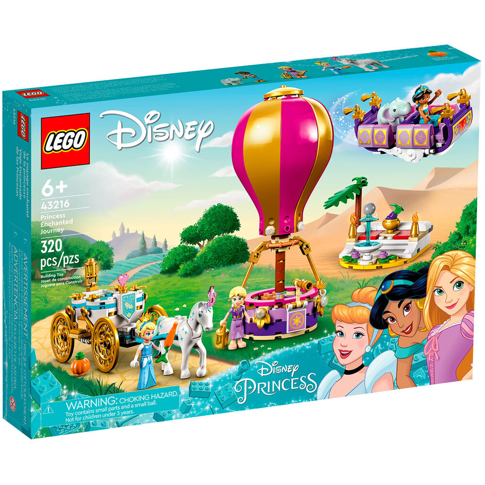 Конструктор LEGO Disney Princess Волшебное путешествие, 320 деталей, 43216 - купить в Мегамаркет Москва, цена на Мегамаркет