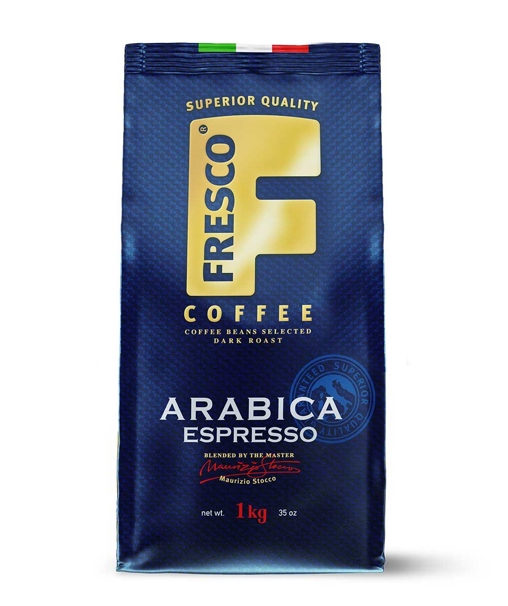 Купить кофе в зёрнах Fresco Arabica Espresso 1 кг, цены на Мегамаркет | Артикул: 600004328722