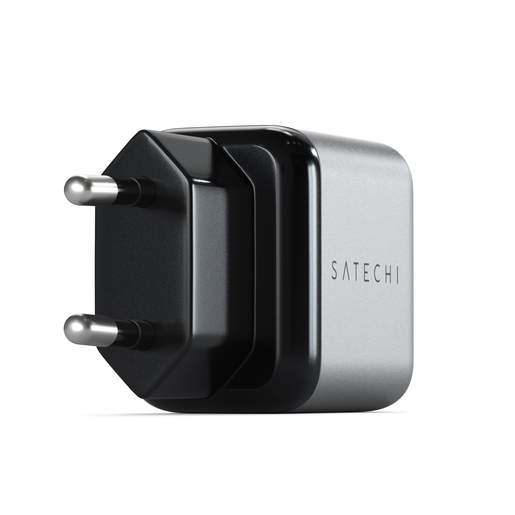 Сетевое зарядное устройство Satechi 20W USB-C PD Wall Charger серый космос ST-UC20WCM-EU