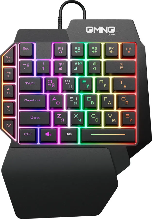 Проводной игровой блок OKLICK 705GK Black (1620882), купить в Москве, цены в интернет-магазинах на Мегамаркет