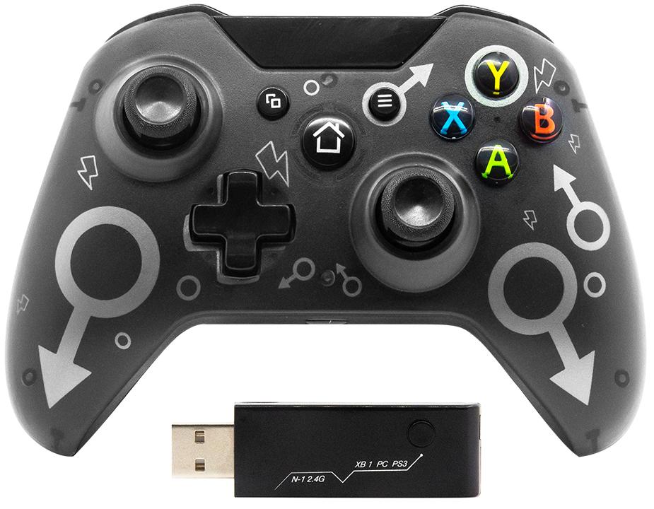Геймпад беспроводной Controller Wireless N-1 2.4G (Black) (Черный) (Xbox One/PS3/WIN)