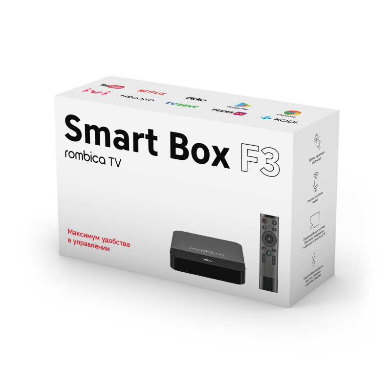 Смарт-приставка Rombica Smart Box F3 VPDB-05 2/16GB Black - отзывы