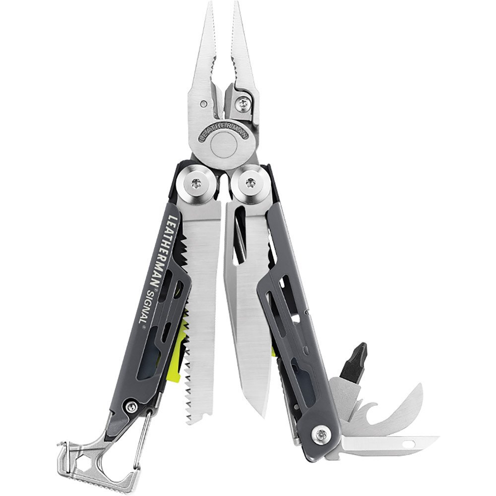 Мультитул Leatherman Signal, 19 функций, серый, нейлоновый чехол 832737 - купить в Москве, цены на Мегамаркет | 600015897897