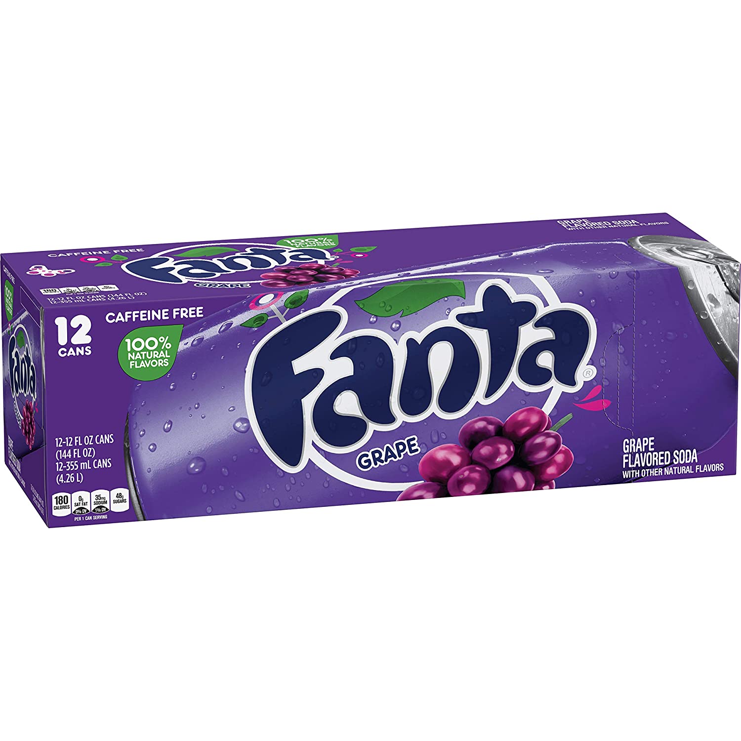 Напиток газированный Fanta Grape 12 шт по 0,355 л - купить в Кофейный Уголок, цена на Мегамаркет