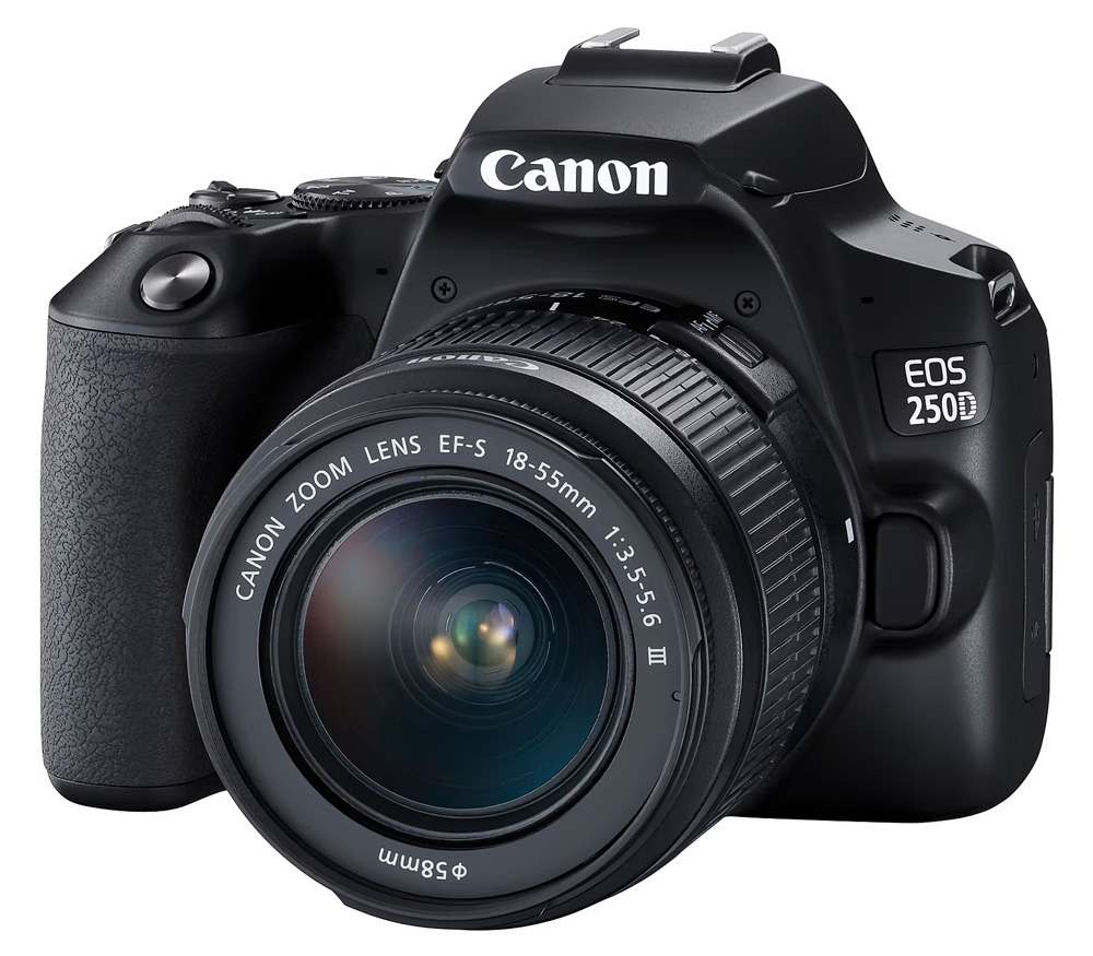 Зеркальный фотоаппарат Canon EOS 250D Kit EF-S 18-55 DC III, купить в Москве, цены в интернет-магазинах на Мегамаркет