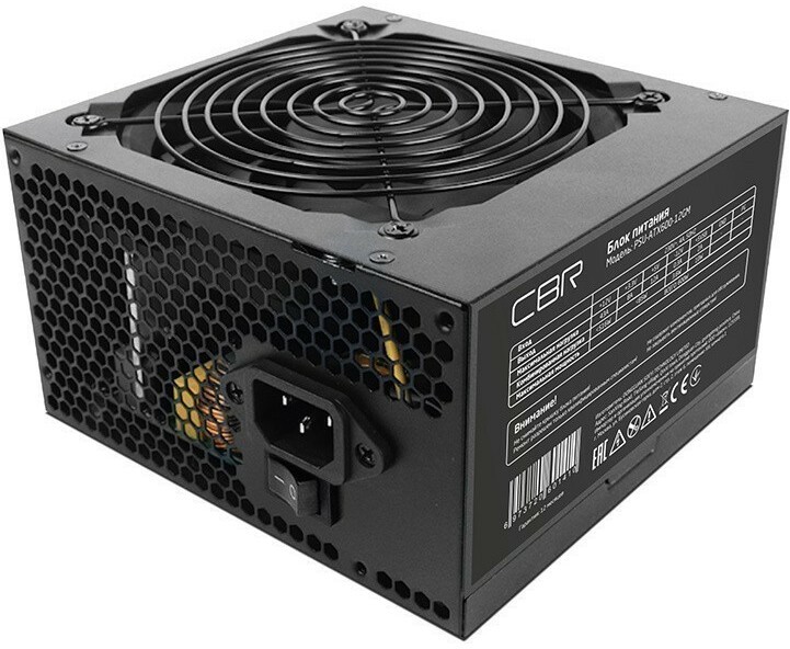 Блок питания CBR 600W (PSU-ATX600-12GM) - купить в Computermarket.ru, цена на Мегамаркет