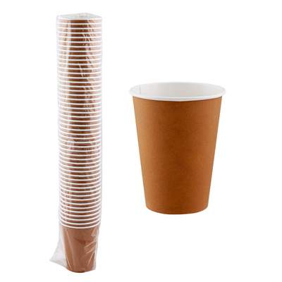 Стакан Huhtamaki Крафт 1/50/1000 бумажный для горячих напитков, 1-слой, d90 мм, 300 мл купить в интернет-магазине, цены на Мегамаркет