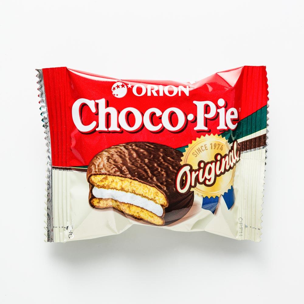 Печенье покрытое шоколадом Choco Pie оригинальное Lotte, 112 г (28 г х 4 шт)