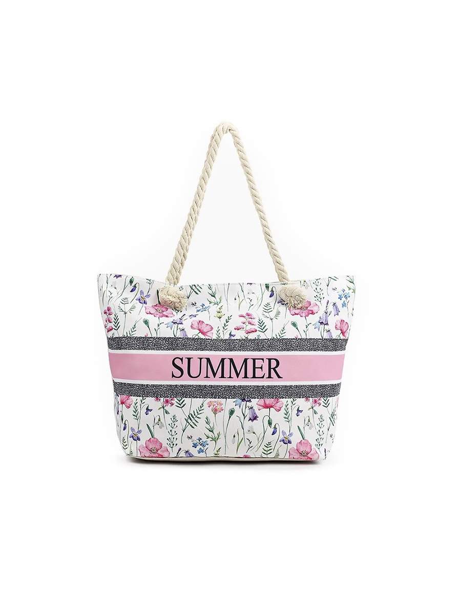 Пляжная сумка женская Rosedena BAG-46-11277-2, розовый
