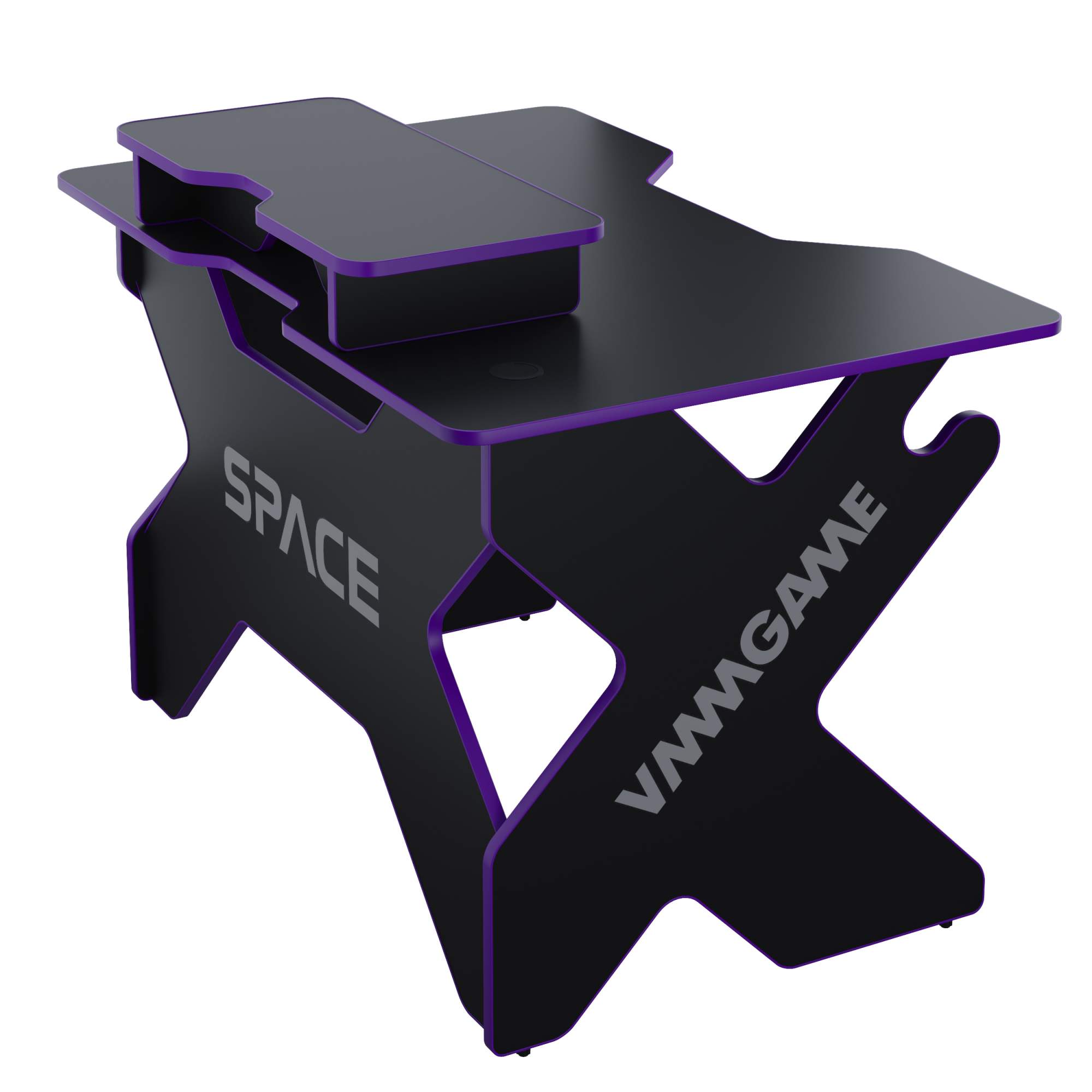 Игровой стол VMMGAME SPACE 120 DARK пурпурный с подставкой для монитора BASE - купить в Москве, цены в интернет-магазинах на Мегамаркет