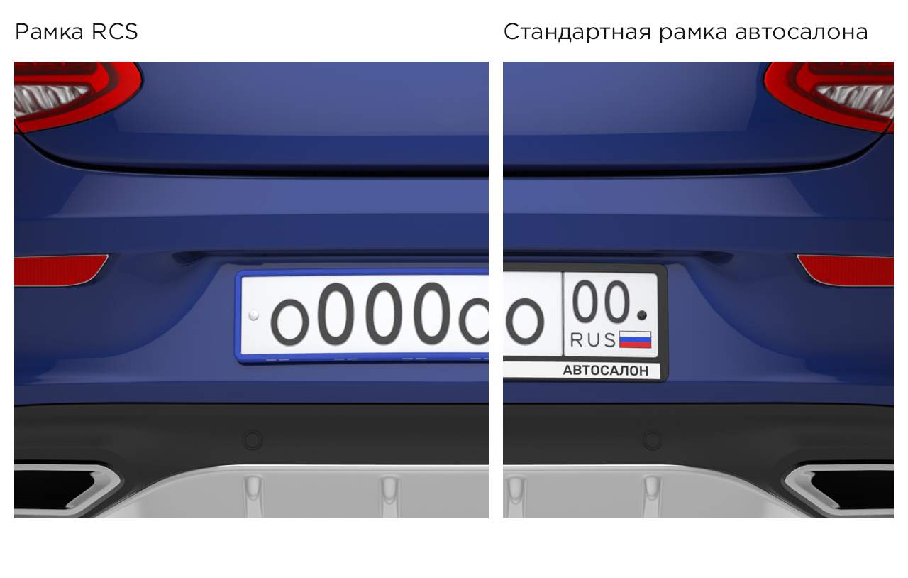 Купить силиконовая рамка номерного знака RCS V4.0 синяя 1шт, цены на  Мегамаркет | Артикул: 600001022980