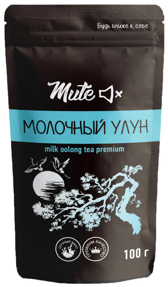 Чай зеленый Mute Молочный улун 100г - купить в Мегамаркет Москва Пушкино, цена на Мегамаркет