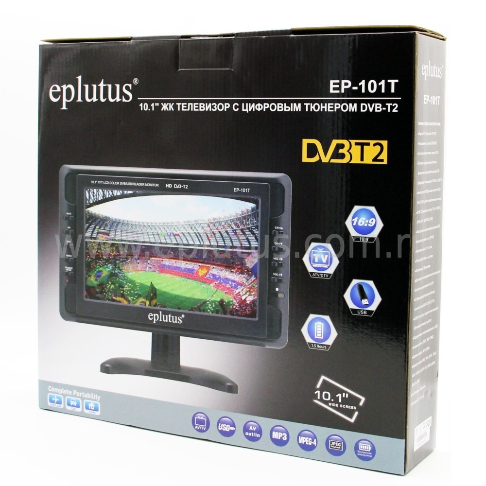 Купить автомобильный портативный LCD телевизор Eplutus EP-101T, цены на ...