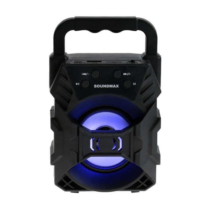 Портативная колонка Soundmax SM-PS5027B Black, купить в Москве, цены в интернет-магазинах на Мегамаркет