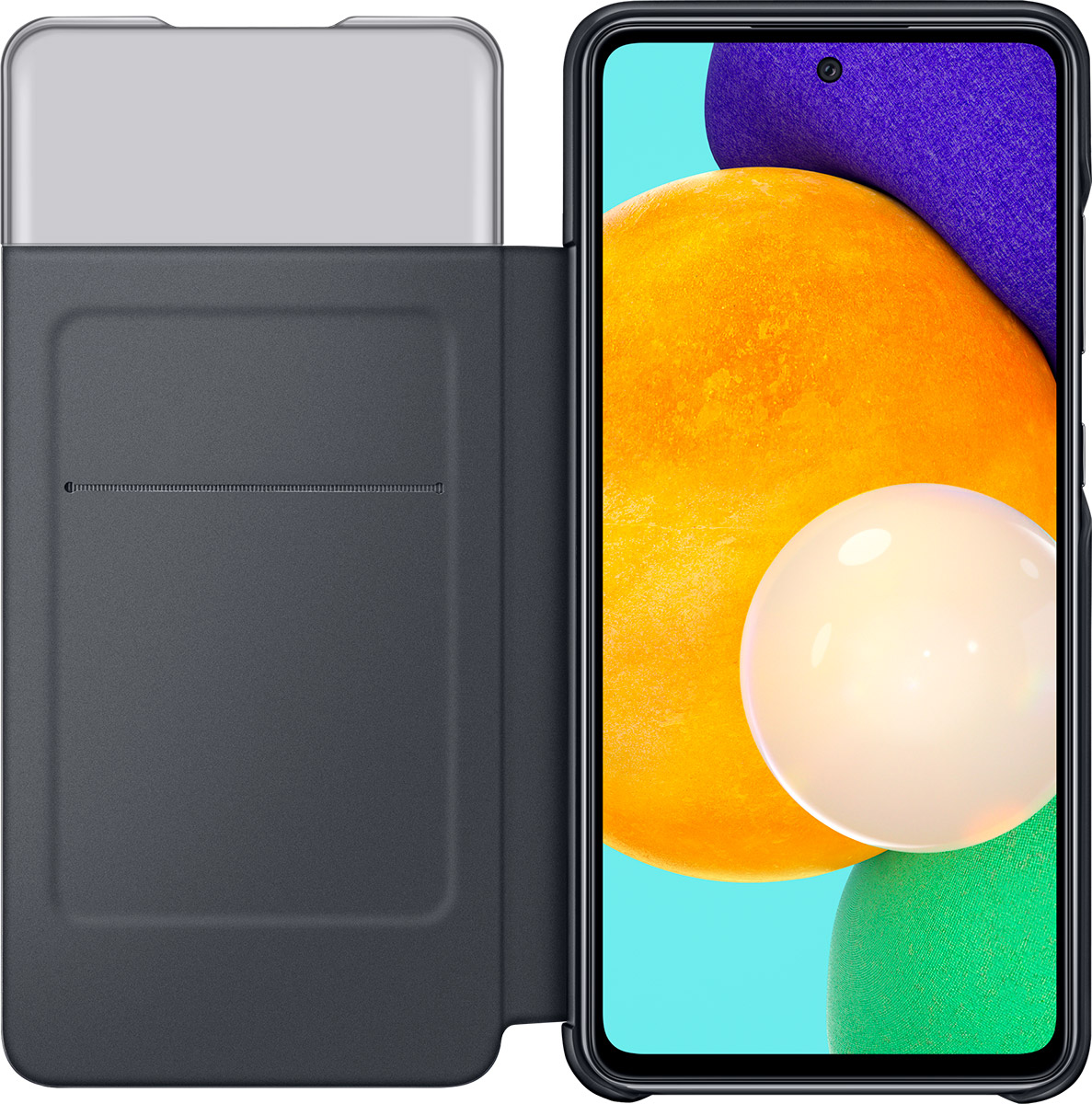 Чехол Samsung Smart S View Wallet Cover для Galaxy A52 Black (EF-EA525PBEGRU)